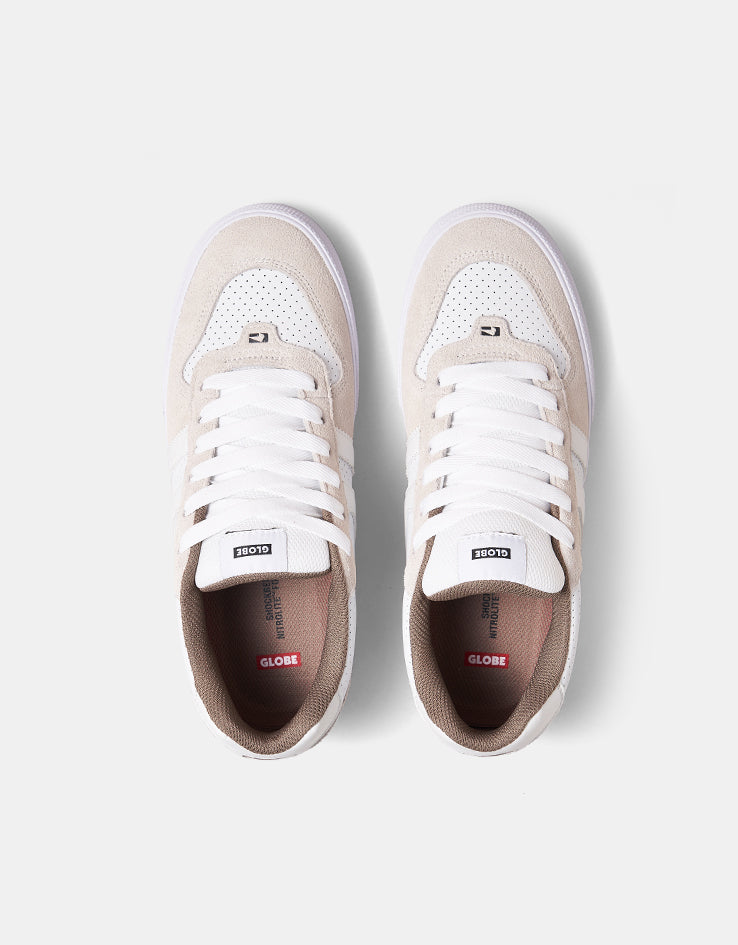 Globe Encore-2 Skate Shoes - White Dip