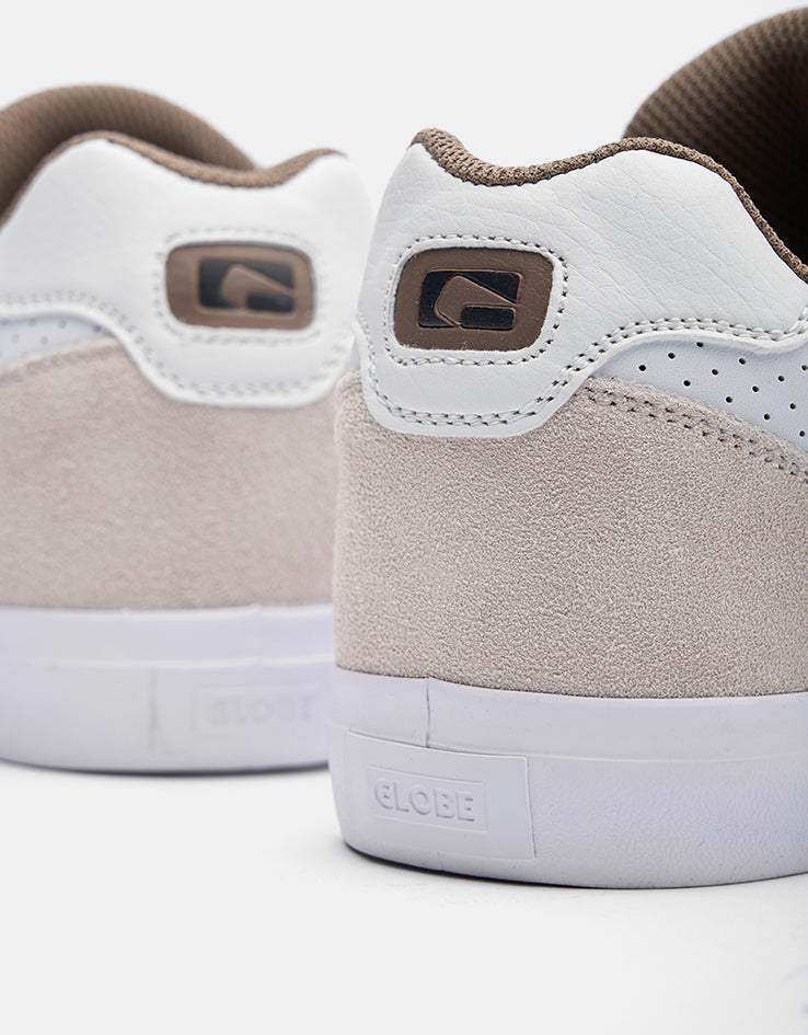 Globe Encore-2 Skate Shoes - White Dip
