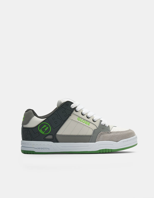 Globe Tilt Skate Shoes - Lunar/Grey/Green