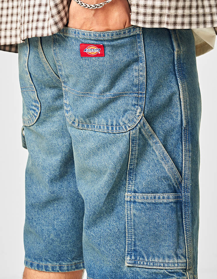 Dickies 993 11" Carpenter Short - Khaki Tinted Blue
