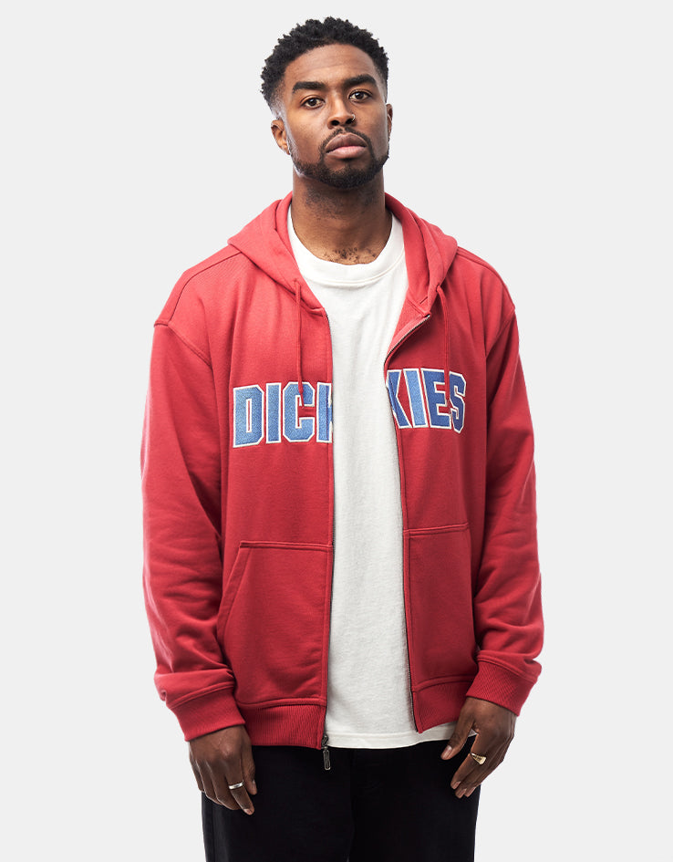 Dickies Aitkin Zip Hoodie - Garnet