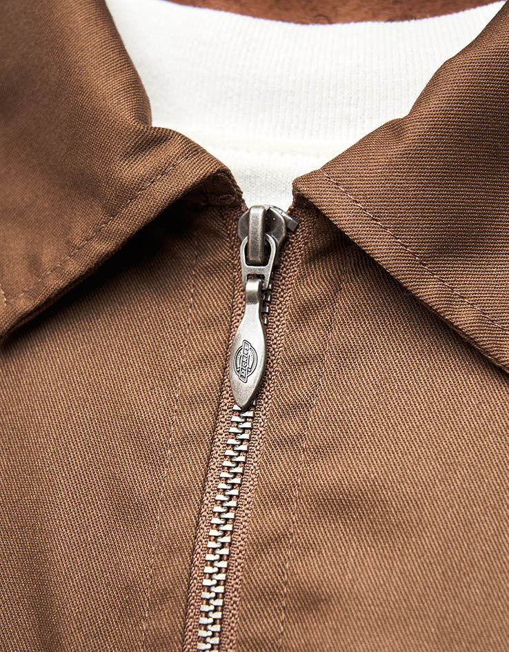 Dickies Cadiz Quarter Zip S/S Shirt - Timber Brown