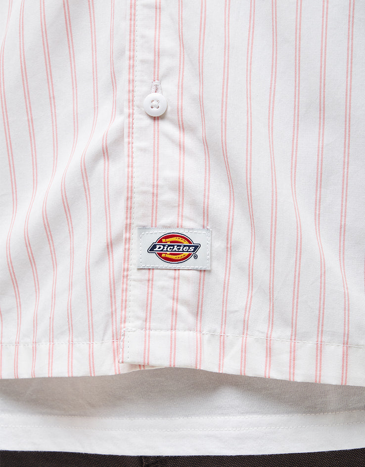 Dickies Venedocia Stripe S/S Shirt - White