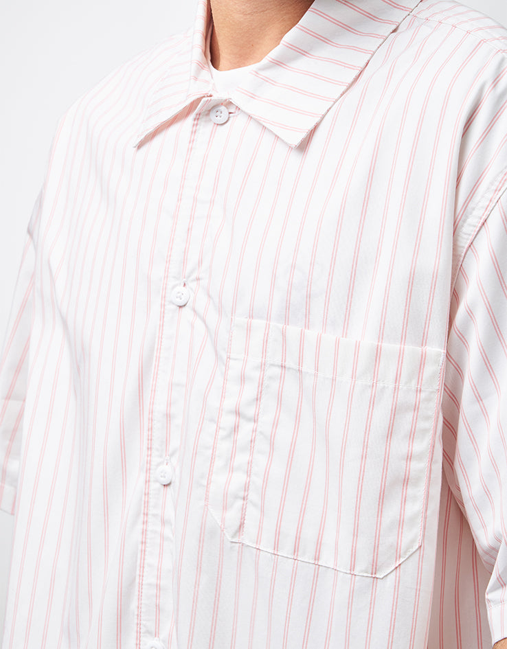 Dickies Venedocia Stripe S/S Shirt - White