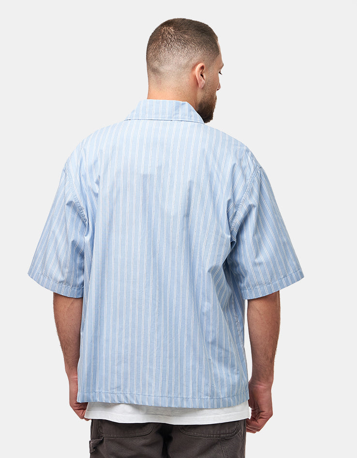 Dickies Venedocia Stripe S/S Shirt - Endless Sky