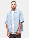 Dickies Venedocia Stripe S/S Shirt - Endless Sky