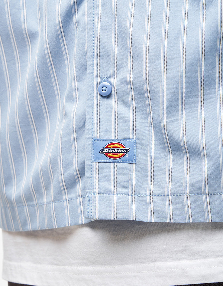 Dickies Venedocia Stripe S/S Shirt - Endless Sky