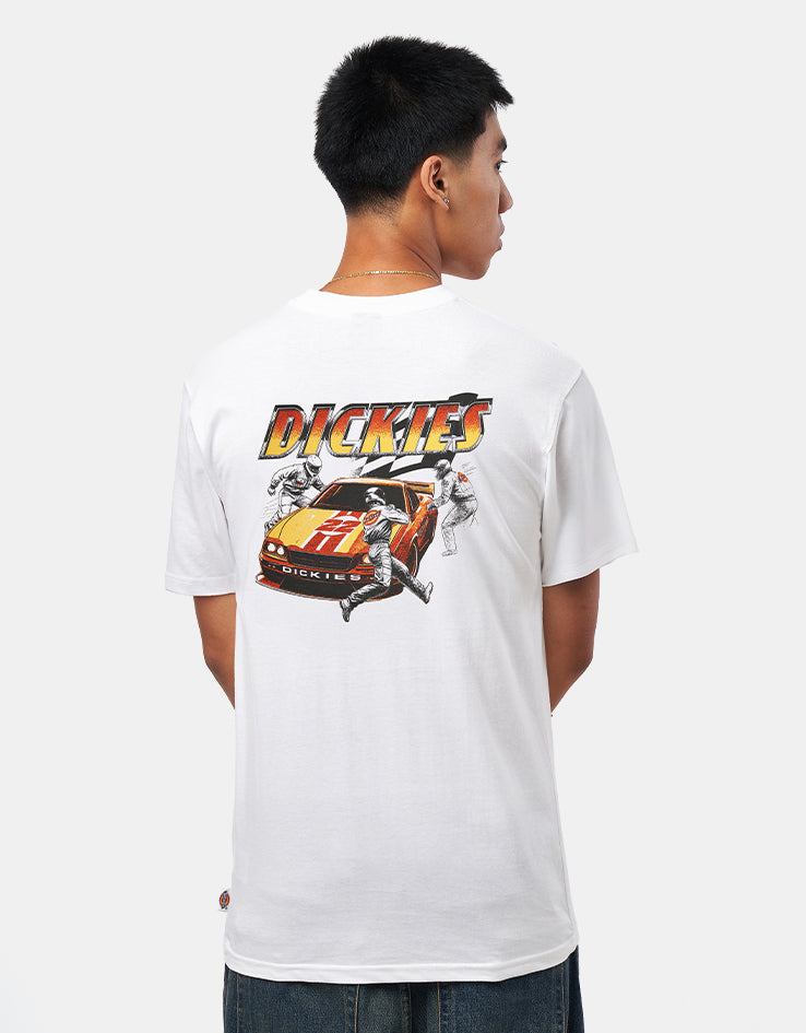 Dickies Nashport Pit Crew T-Shirt - White