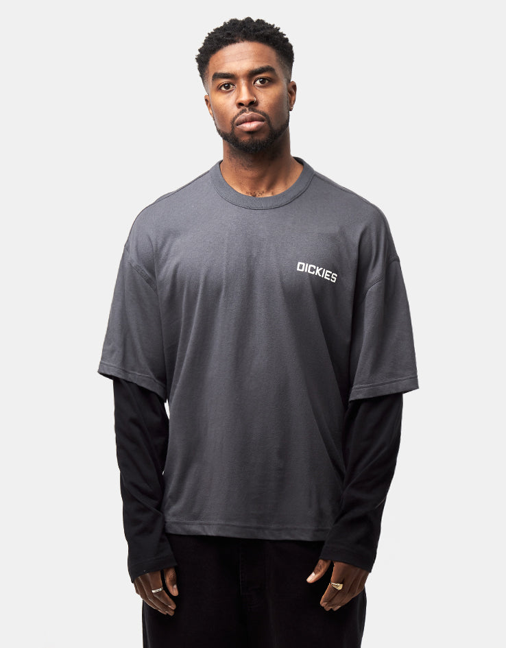 Dickies Payson 2Fer L/S T-Shirt - Black