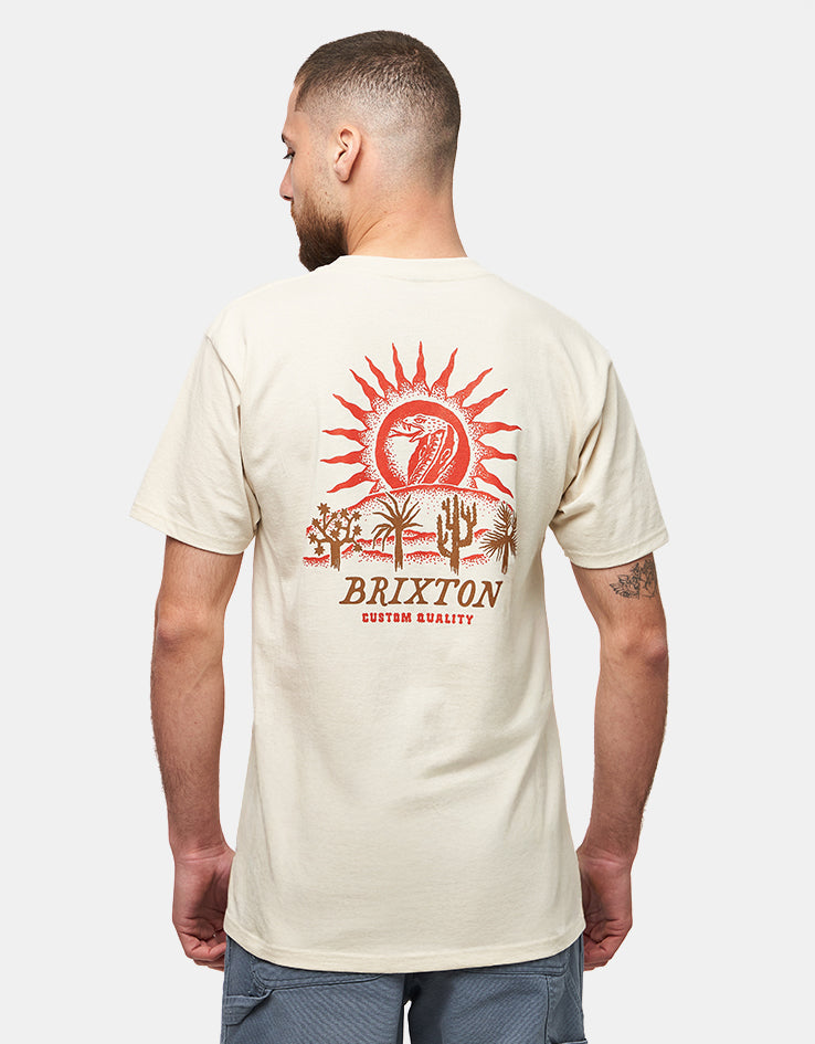 Brixton Dark Paradise T-Shirt - Cream