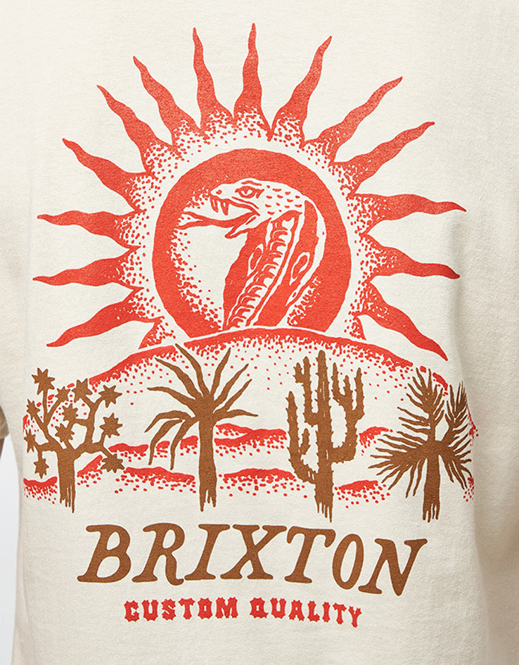 Brixton Dark Paradise T-Shirt - Cream