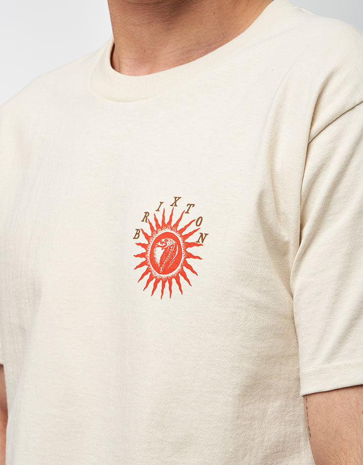 Brixton Dark Paradise T-Shirt - Cream