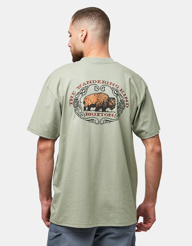 Brixton Coba T-Shirt - Desert Green