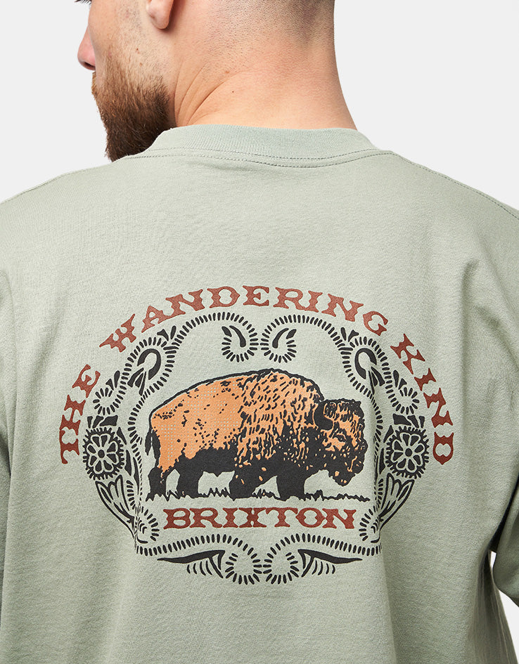 Brixton Coba T-Shirt - Desert Green