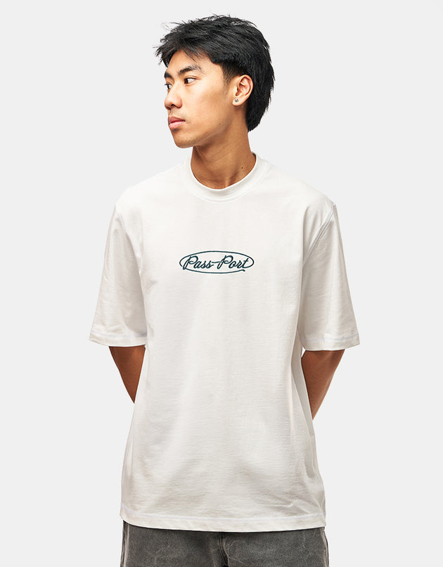 Pass Port Ovalit T-Shirt - White
