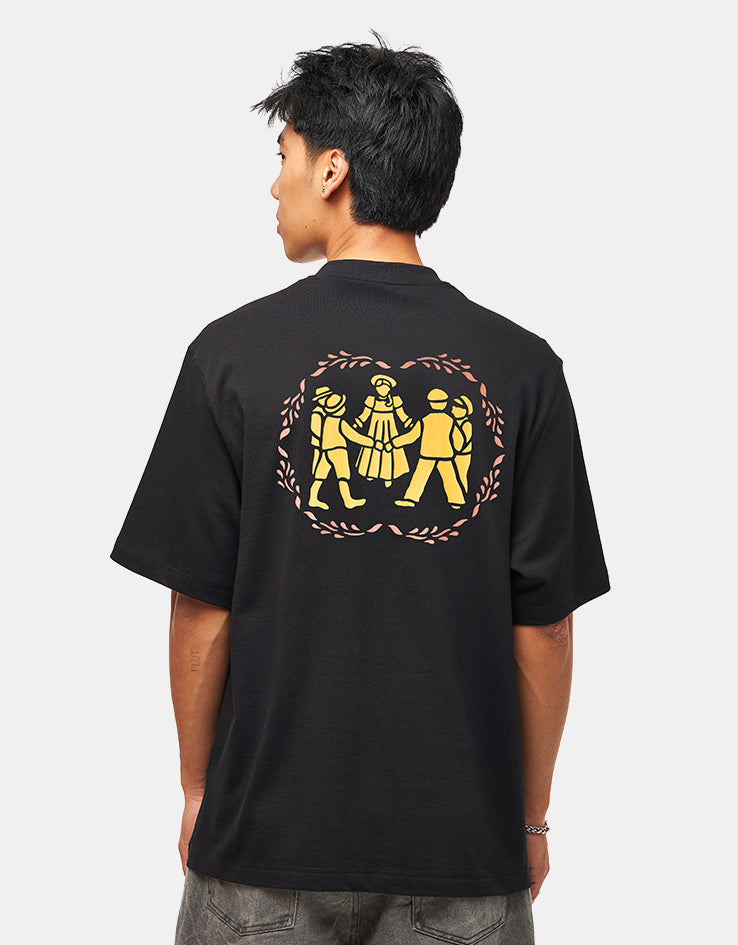 Pass Port Communal Bell T-Shirt - Black