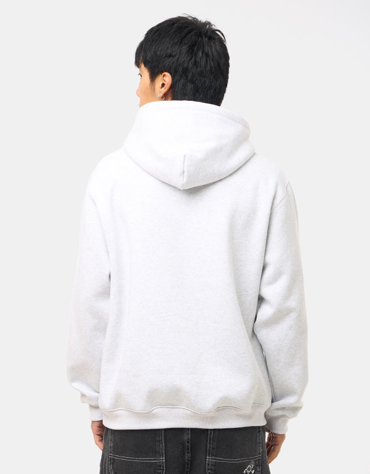 Pass Port Official Stacked Applique Pullover Hoodie - White Marle