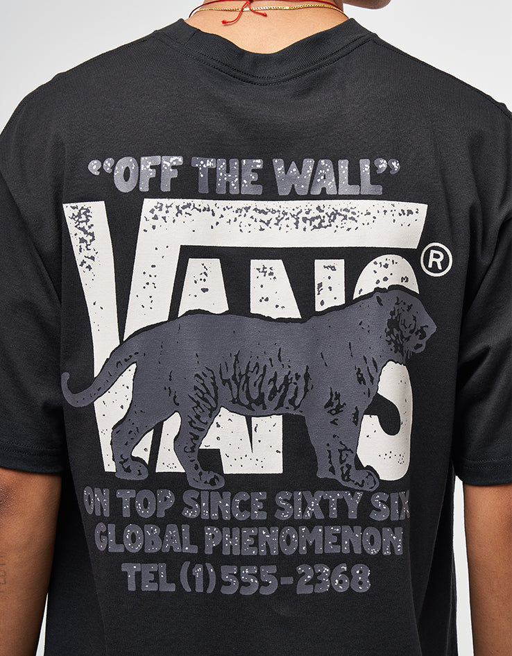 Vans Awaken Tiger T-Shirt - Black