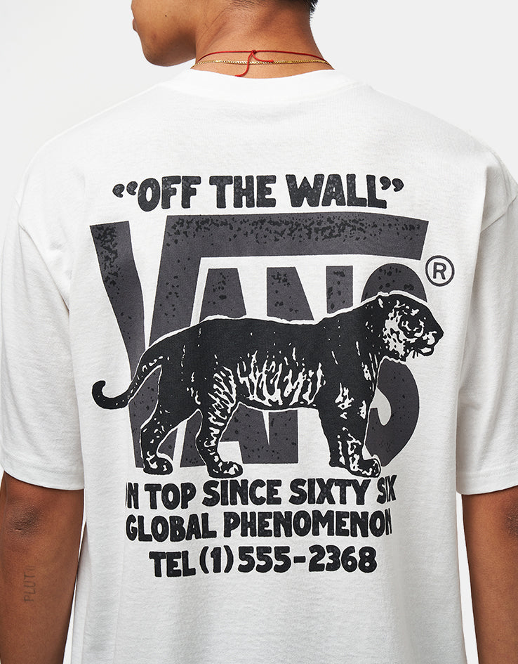 Vans Awaken Tiger T-Shirt - White