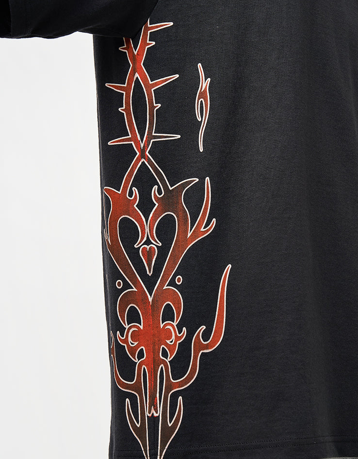 Vans LX Dayana Side Tribal T-Shirt - Black