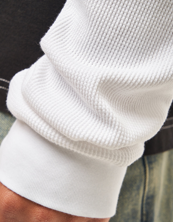 Welcome Brevity Layered L/S Knit - Black/White