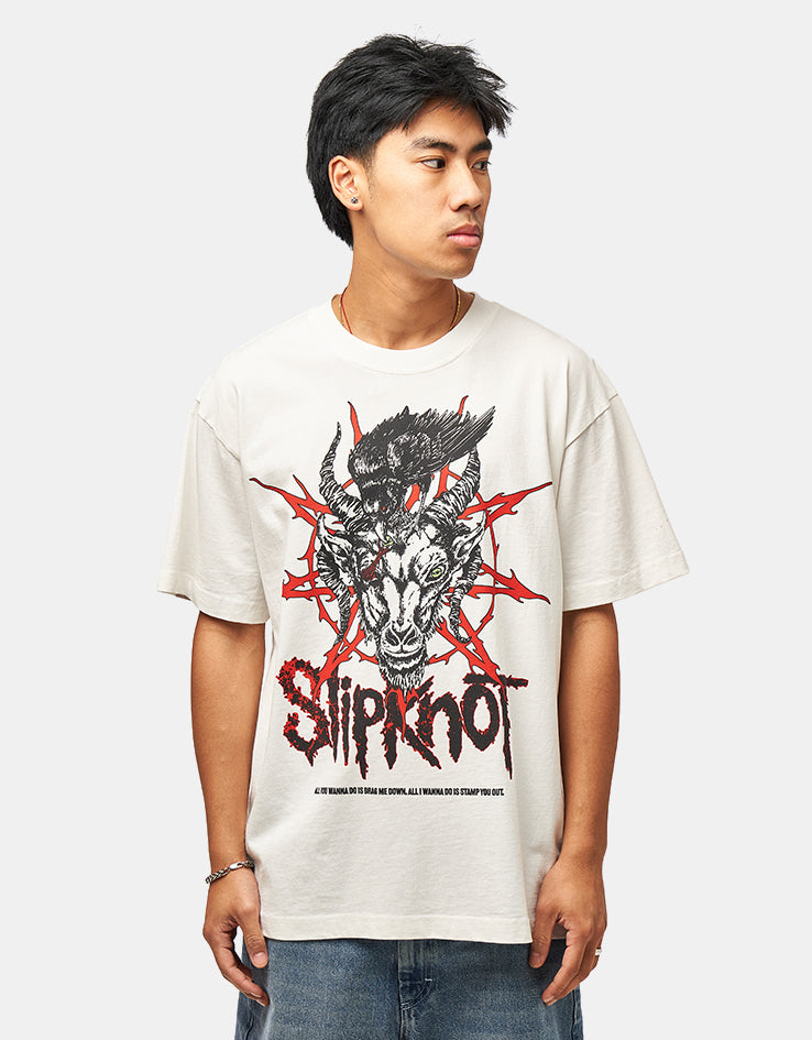 Welcome x Slipknot Spit it Out T-Shirt - White
