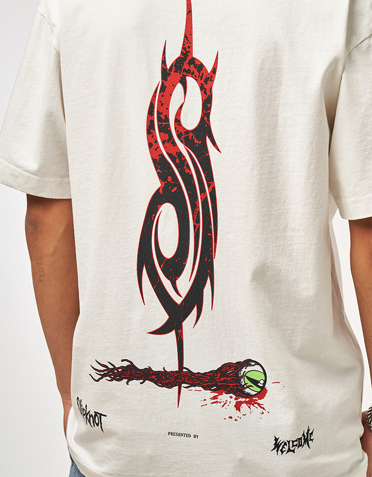 Welcome x Slipknot Spit it Out T-Shirt - White