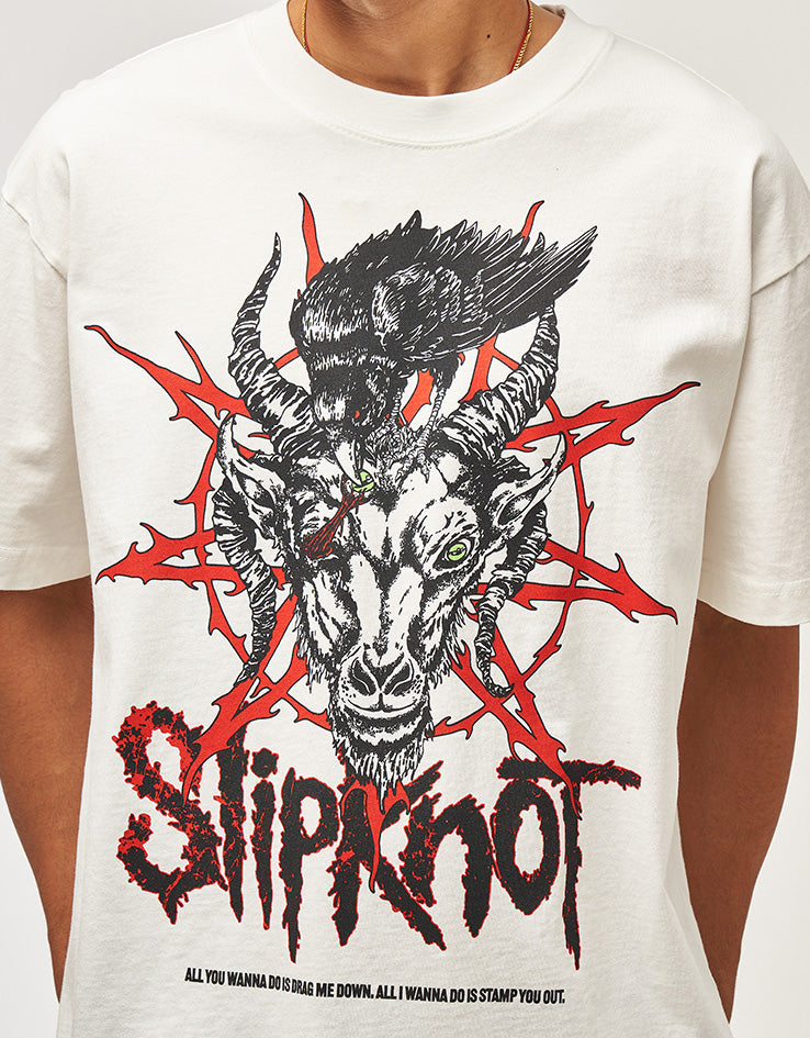 Welcome x Slipknot Spit it Out T-Shirt - White