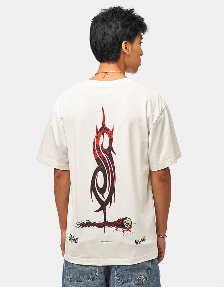 Welcome x Slipknot Spit it Out T-Shirt - White