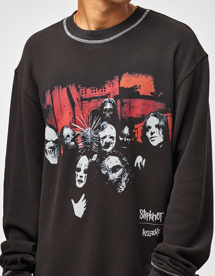 Welcome x Slipknot Mask Contrast Stitch Thermal - Black/White