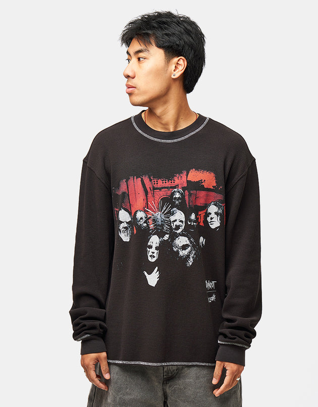 Welcome x Slipknot Mask Contrast Stitch Thermal - Black/White