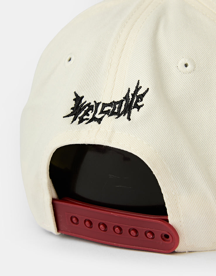 Welcome x Slipknot Nonagram Cap - White/Red