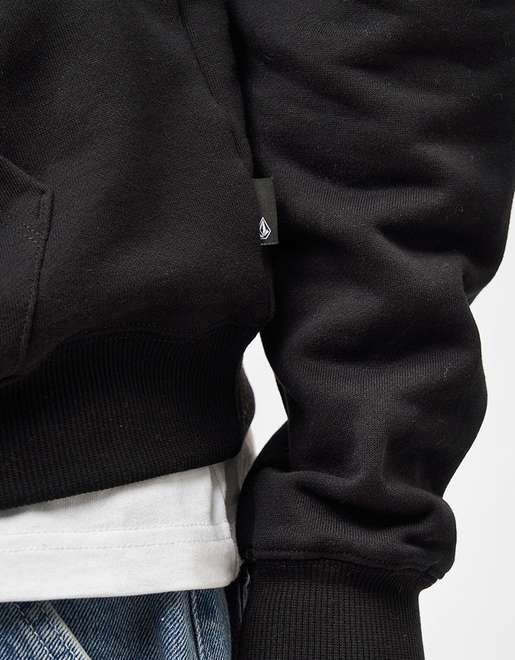 Volcom Single Stone Pullover Hoodie - Black