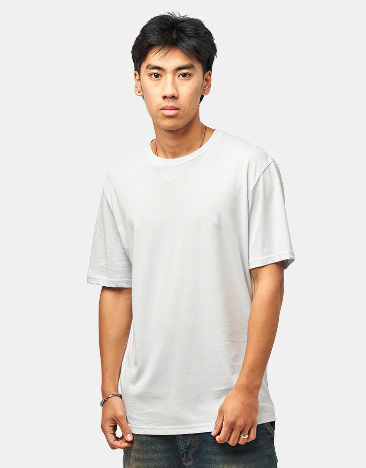 Volcom Stone Blanks T-Shirt - Light Blue Acid