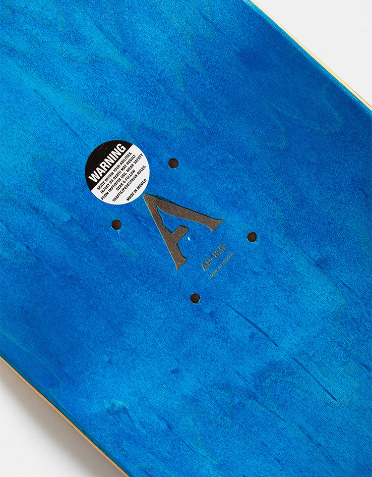 April OG Logo Skateboard Deck - Blue/Black