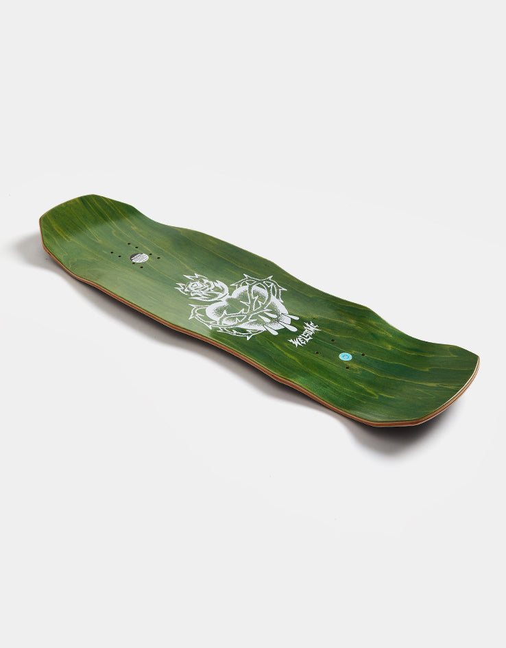 Welcome Rider on Dark Lord Skateboard Deck - 9.75"