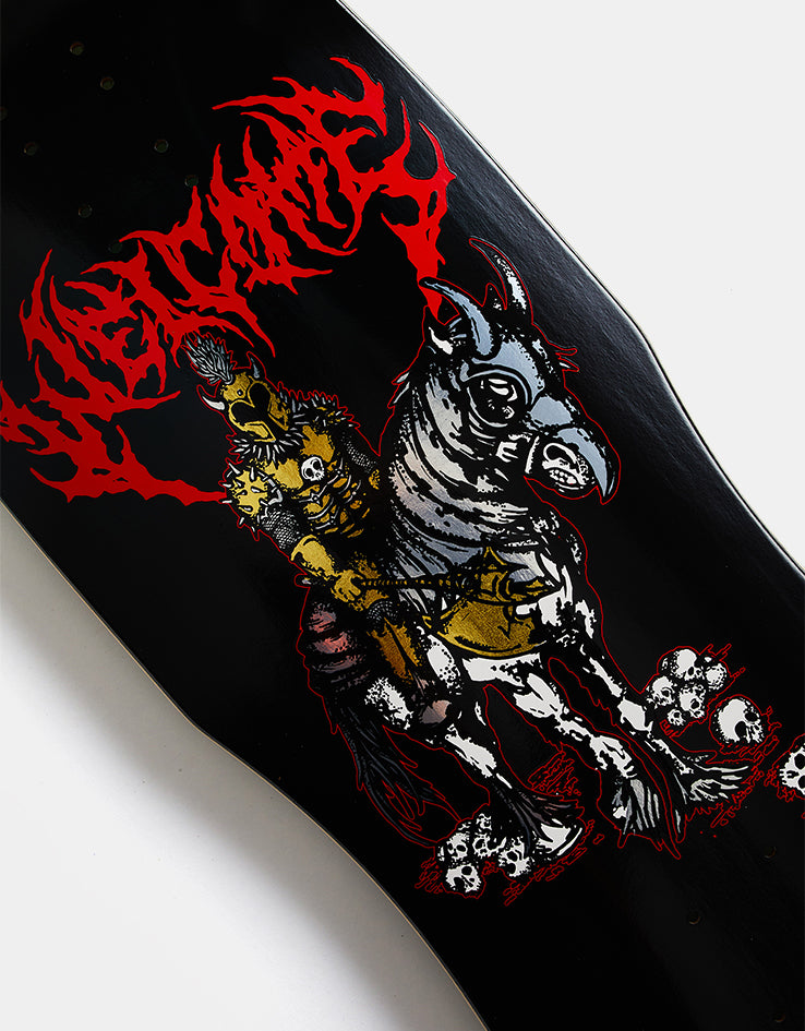 Welcome Rider on Dark Lord Skateboard Deck - 9.75"