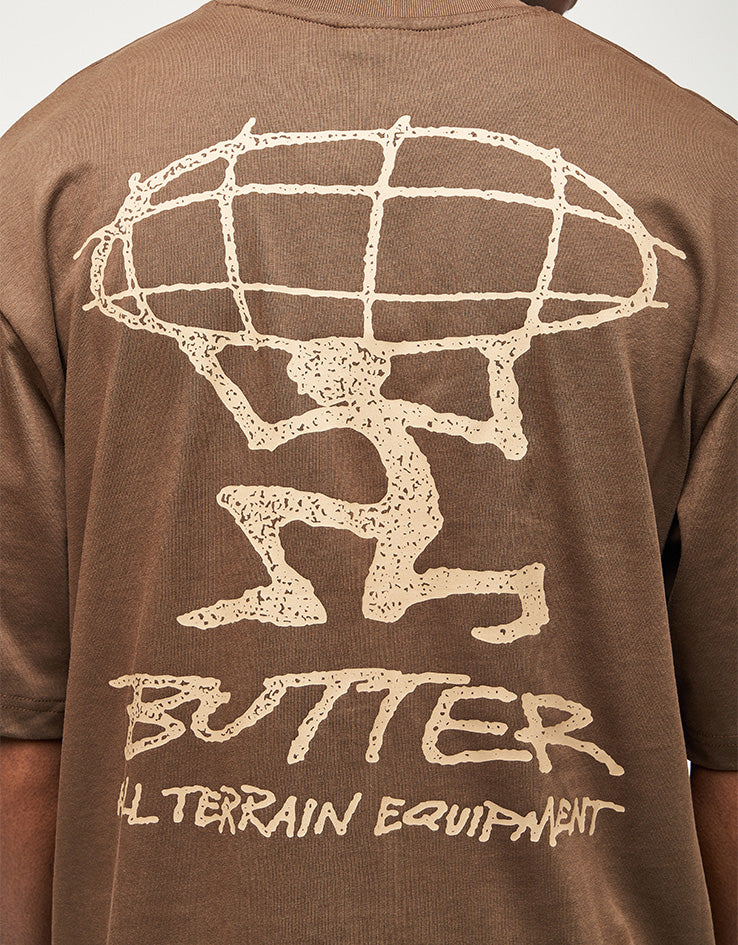 Butter Goods Terrain T-Shirt - Brown