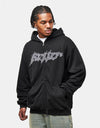 Butter Goods Amplify Zip-Thru Hoodie - Washed Black