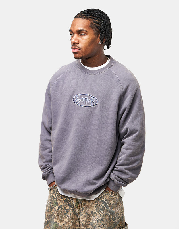 Butter Goods Abseil Crewneck - Washed Navy
