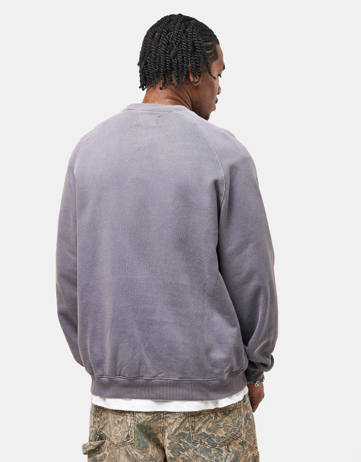 Butter Goods Abseil Crewneck - Washed Navy