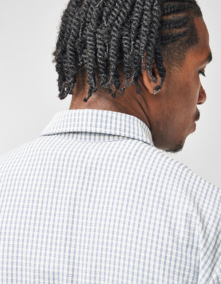 Butter Goods Grid S/S Shirt - Blue