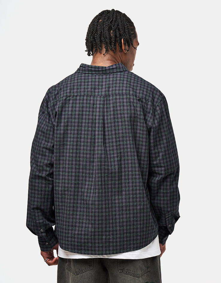 Butter Goods Plaid Shirt - Navy/Forest