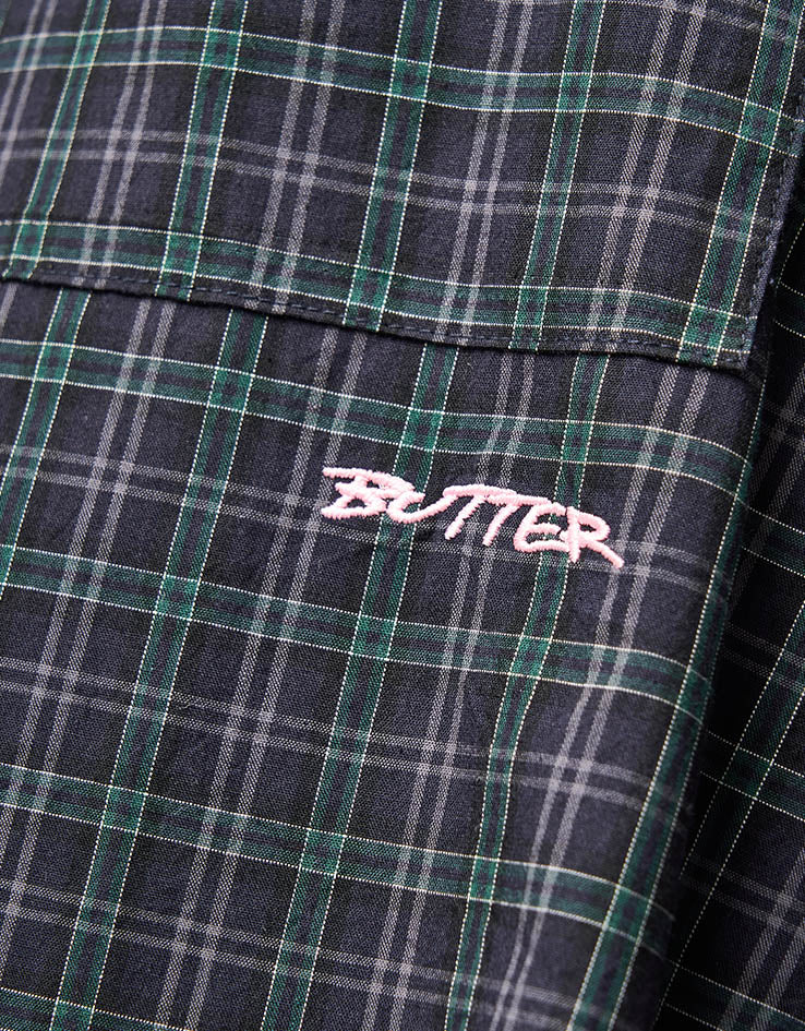 Butter Goods Plaid Shirt - Navy/Forest