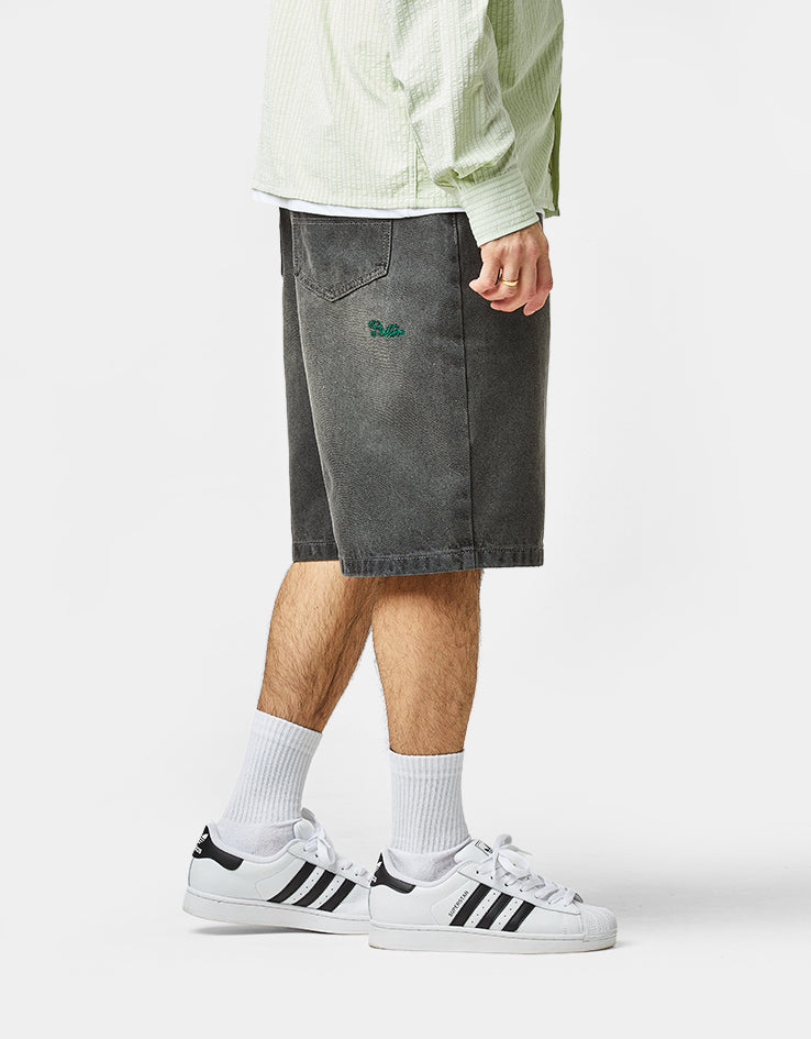Butter Goods Garage Denim Shorts - Faded Black