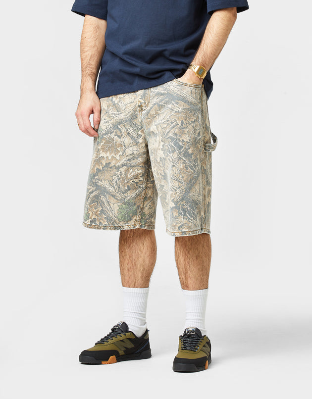 Butter Goods Carpenter Denim Shorts - Forest Camo