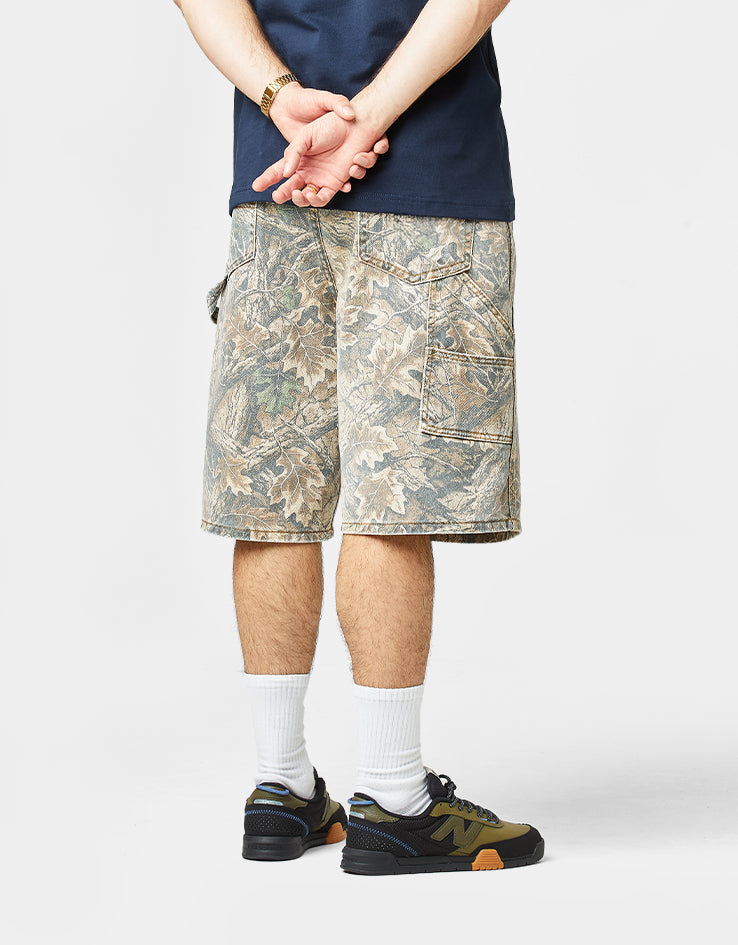 Butter Goods Carpenter Denim Shorts - Forest Camo