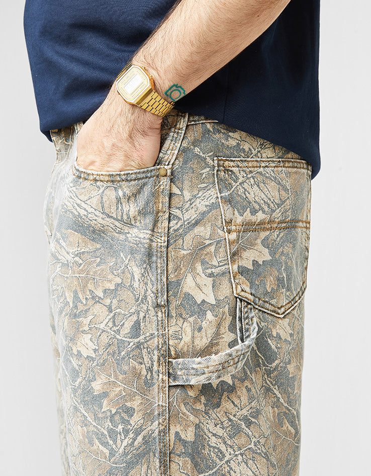 Butter Goods Carpenter Denim Shorts - Forest Camo