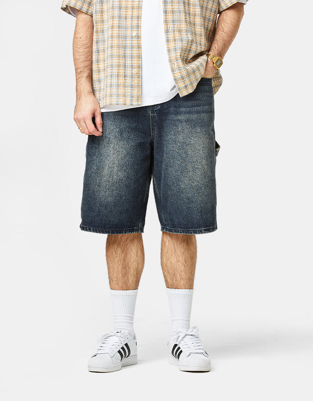 Butter Goods Carpenter Denim Shorts - Slub Dark Indigo