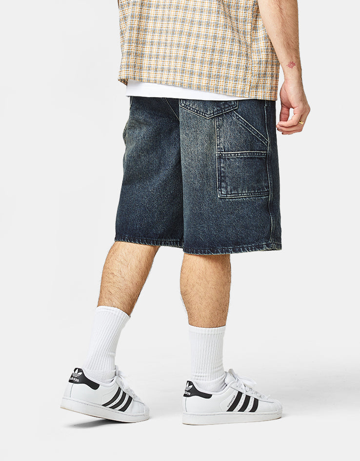 Butter Goods Carpenter Denim Shorts - Slub Dark Indigo